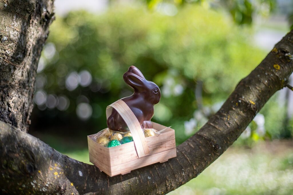 Lapin de Pâques en chocolat : une bonne raison de sortir en Touraine pour le weekend de Pâques ! (crédit photo Pixabay)