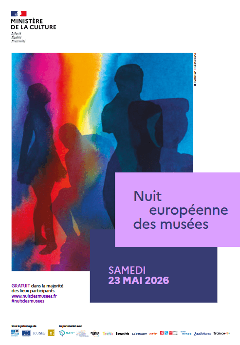 affiche officielle nuit des musées 2026